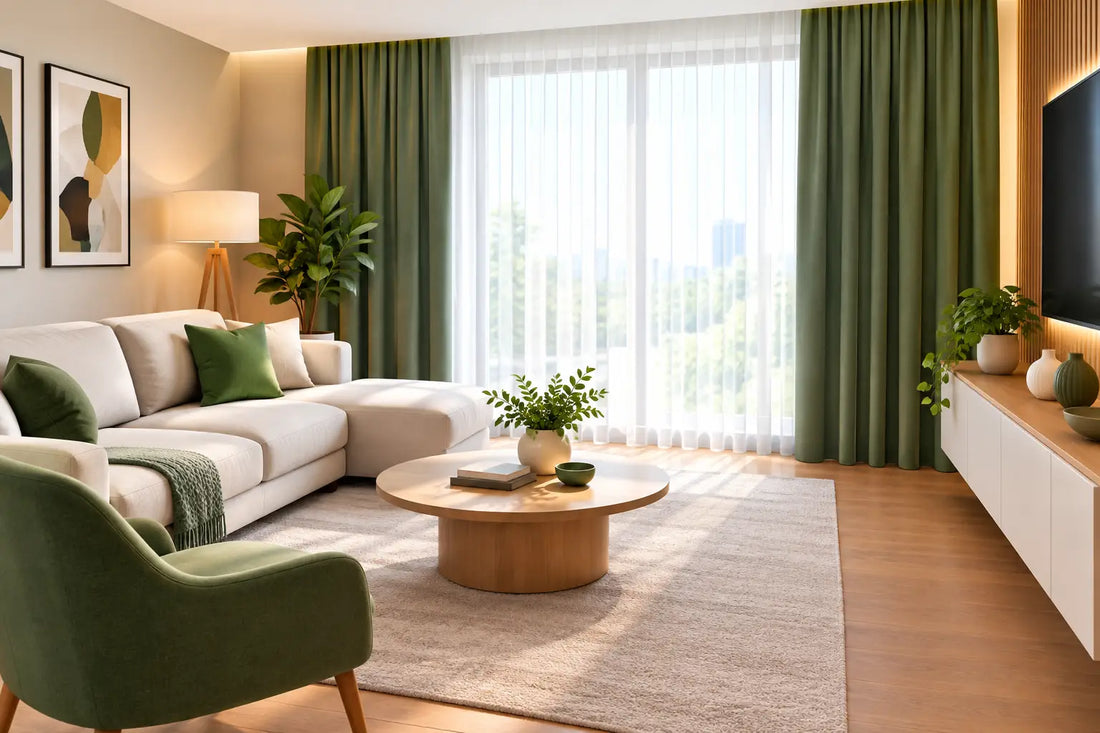 Perdele pentru living modern, alese simplu
