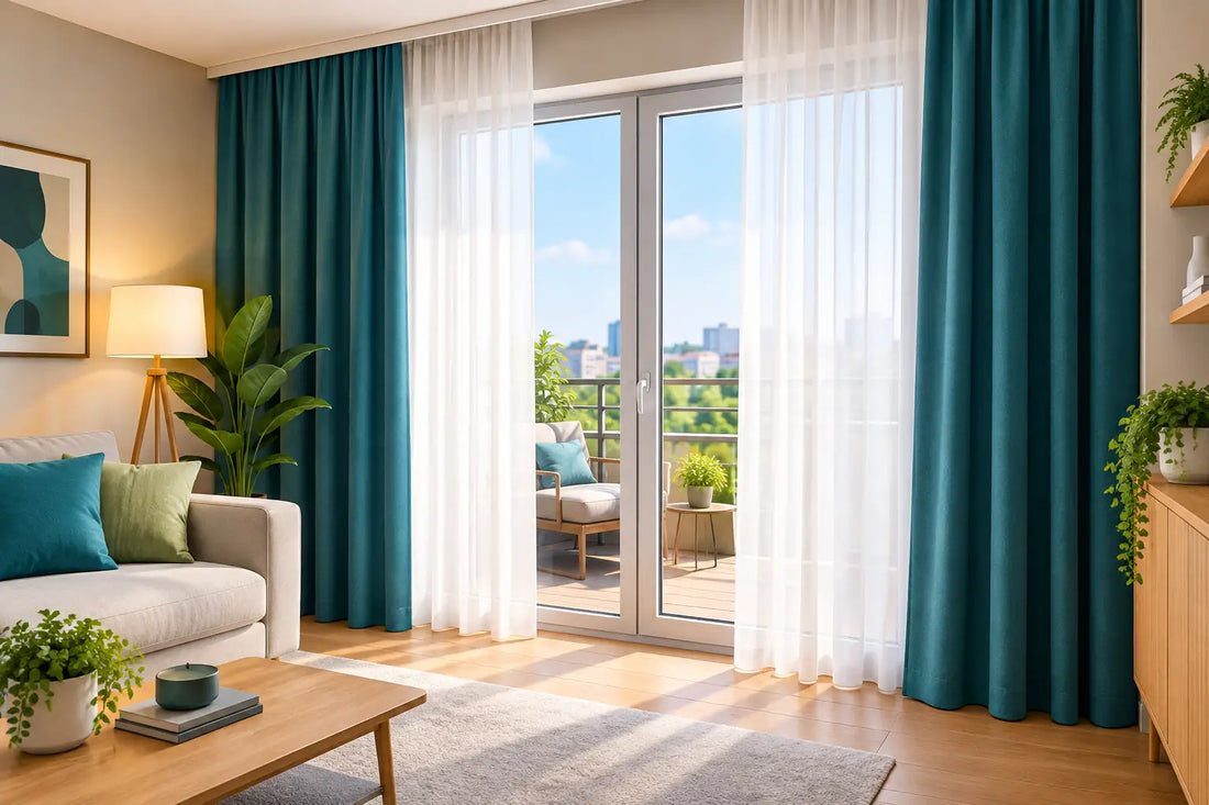 Draperii pentru ușa balconului, alese corect