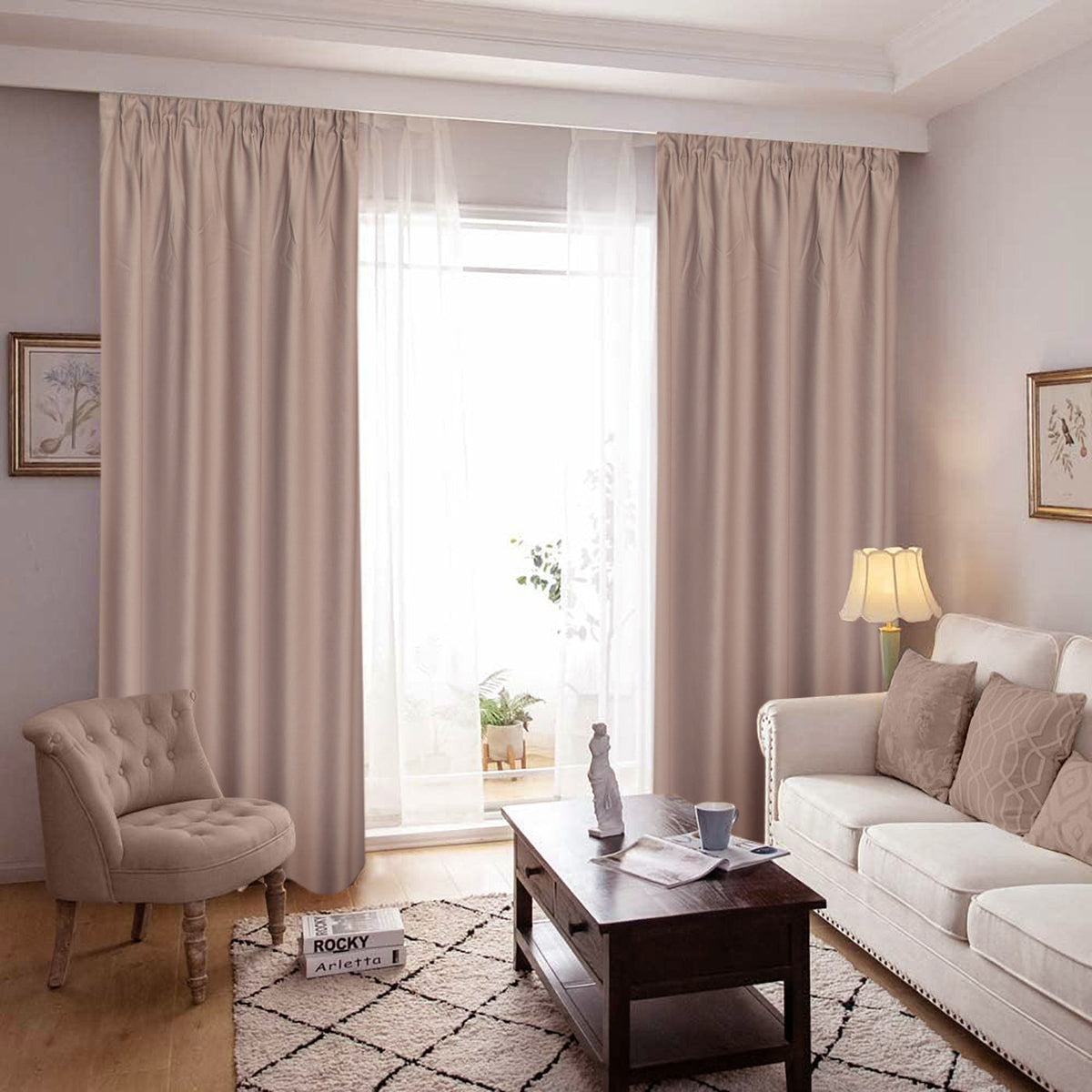 Draperie Blackout Rose Taupe