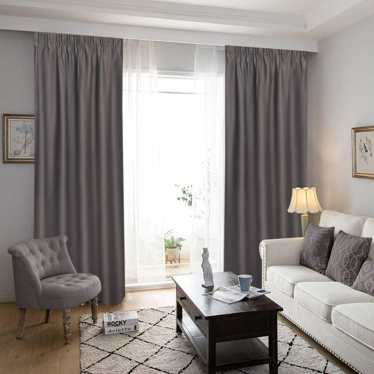 Draperie Blackout Gri Grafit