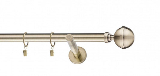 Galerie metalica Kalisto simpla moderna 19mm x 3.2m, antique brass (auriu antic)