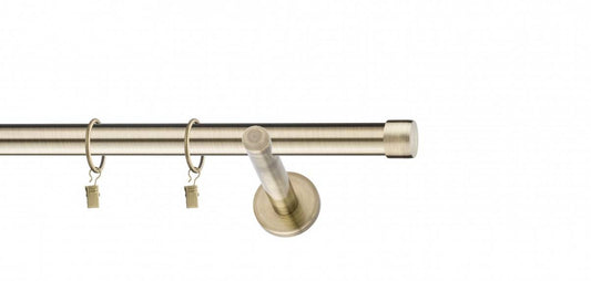 Galerie metalica Luna moderna 19mm x 1.6m, antique brass (auriu antic)