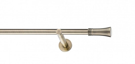 Galerie Metalică Ahile, simplă, modern, fără inele, 19mm, antique brass (auriu antic)