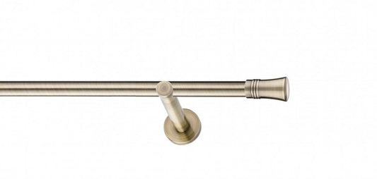 Galerie Metalică Capri, simplă, modern, fără inele, 19mm, antique brass (auriu antic)