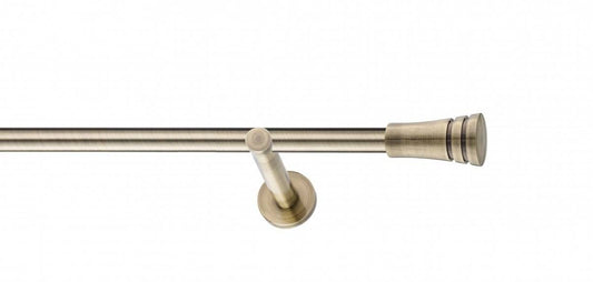 Galerie Metalică Paola, simplă, modern, fără inele, 19mm, antique brass (auriu antic)
