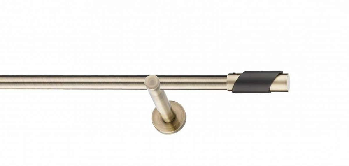 Galerie Metalică Paris, simplă, modern, fără inele, 19mm, antique brass (auriu antic)