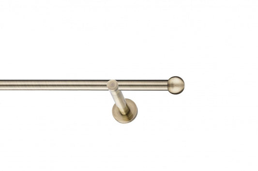 Galerie Metalică Sfera, simplă, modern, fără inele, 19mm, antique brass (auriu antic)
