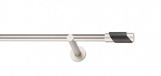 Galerie Metalică Paris, simplă, modern, fără inele, 19mm, satin nichel (argintiu mat)