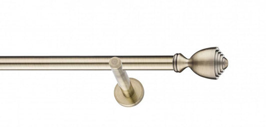 Galerie Metalică Avanti, simplă, modern, fără inele, 25mm, antique brass (auriu antic)
