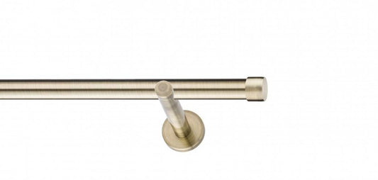 Galerie Metalică Luna, simplă, modern, fără inele, 25mm, antique brass (auriu antic)