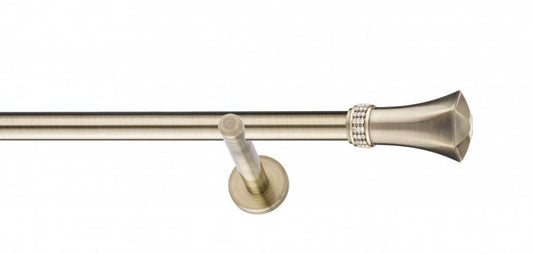 Galerie Metalică Montana, simplă, modern, fără inele, 25mm, antique brass (auriu antic)