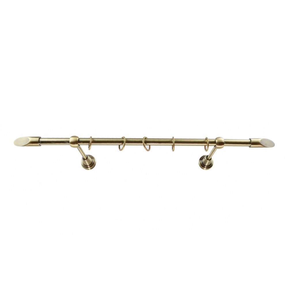 Galerie metalica Alexia simpla 16mm x 1.6m, antique brass (auriu antic)