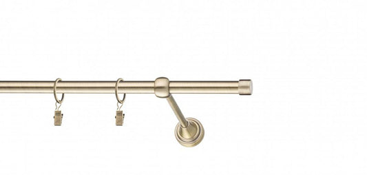 Galerie metalica Luna simpla 16mm x 1.6m, antique brass (auriu antic)