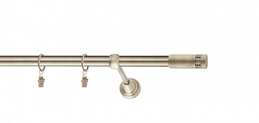 Galerie metalica Dios simpla 19mm x 1.6m, antique brass (auriu antic)