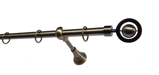Galerie metalica Seti simpla 19mm x 1.6m, antique brass (auriu antic)