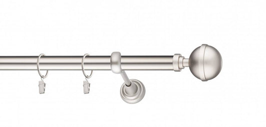 Galerie metalica KALISTO simpla 25mm x 1.6m, satin nichel(argintiu mat)