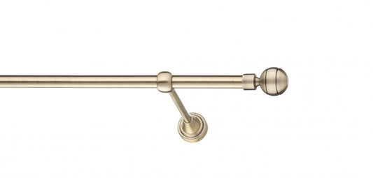 Galerie Metalică Davi, simplă, clasic, fără inele, 16mm, antique brass (auriu antic)