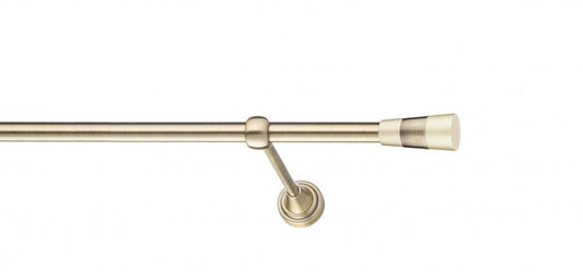 Galerie Metalică Doris, simplă, clasic, fără inele, 16mm, antique brass (auriu antic)