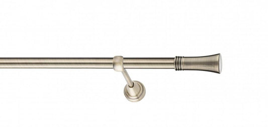 Galerie Metalică Ahile, simplă, clasic, fără inele, 19mm, antique brass (auriu antic)