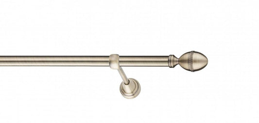 Galerie Metalică Cezar, simplă, clasic, fără inele, 19mm, antique brass (auriu antic)