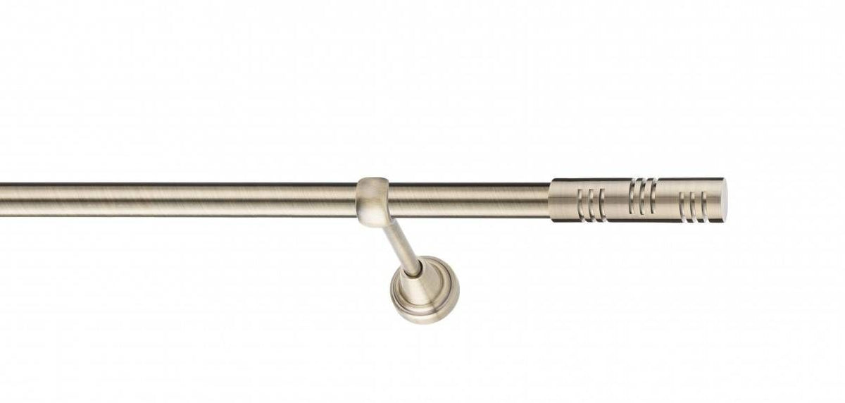 Galerie Metalică Elis, simplă, clasic, fără inele, 19mm, antique brass (auriu antic)