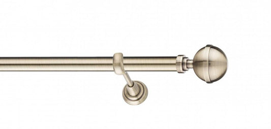 Galerie Metalică Kalisto, simplă, clasic, fără inele, 19mm, antique brass (auriu antic)