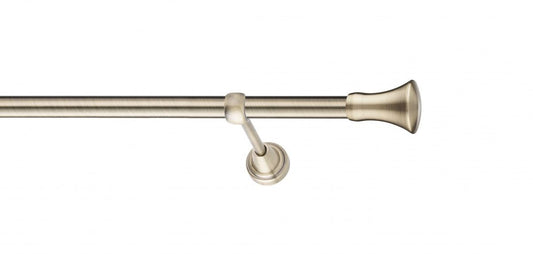 Galerie Metalică Monaco, simplă, clasic, fără inele, 19mm, antique brass (auriu antic)
