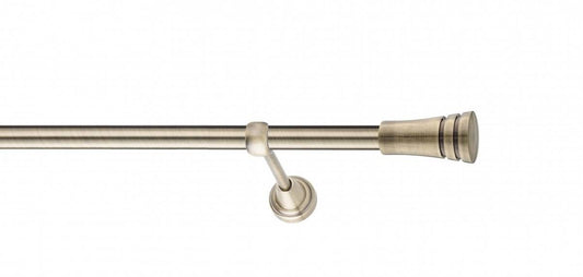 Galerie Metalică Paola, simplă, clasic, fără inele, 19mm, antique brass (auriu antic)