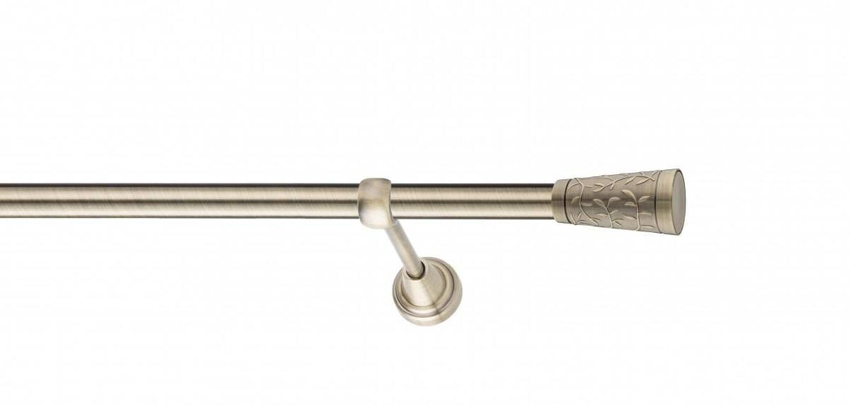 Galerie Metalică Sevilla, simplă, clasic, fără inele, 19mm, antique brass (auriu antic)