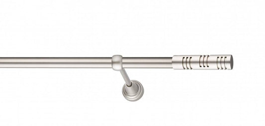 Galerie Metalică Elis, simplă, clasic, fără inele, 19mm, satin nichel (argintiu mat)