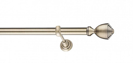 Galerie Metalică Avanti, simplă, clasic, fără inele, 25mm, antique brass (auriu antic)