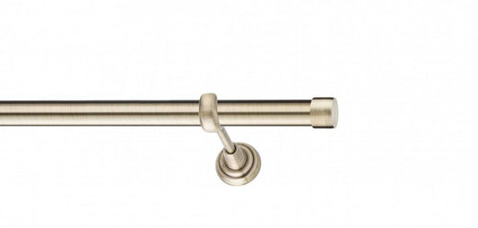 Galerie Metalică Luna, simplă, clasic, fără inele, 25mm, antique brass (auriu antic)