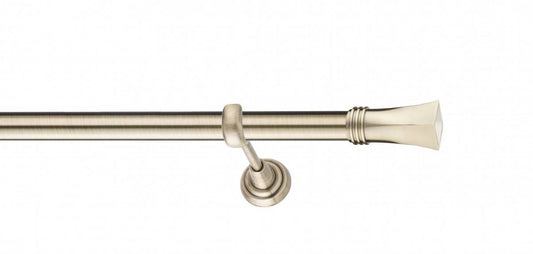 Galerie Metalică Malaga, simplă, clasic, fără inele, 25mm, antique brass (auriu antic)