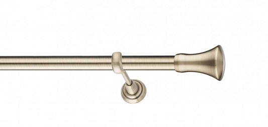 Galerie Metalică Monaco, simplă, clasic, fără inele, 25mm, antique brass (auriu antic)