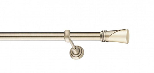 Galerie Metalică Vega, simplă, clasic, fără inele, 25mm, antique brass (auriu antic)