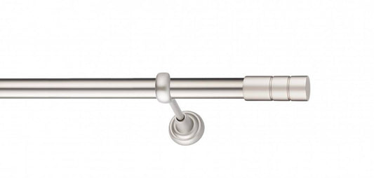 Galerie Metalică Ciel, simplă, clasic, fără inele, 25mm, satin nichel (argintiu mat)