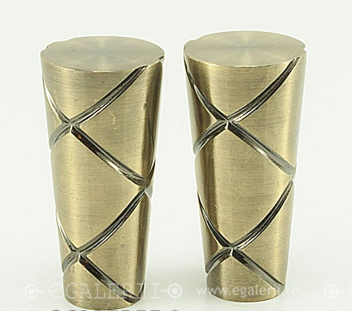 Galerie metalica Zeus simpla 19mm x 3.0m, antique brass (auriu antic)