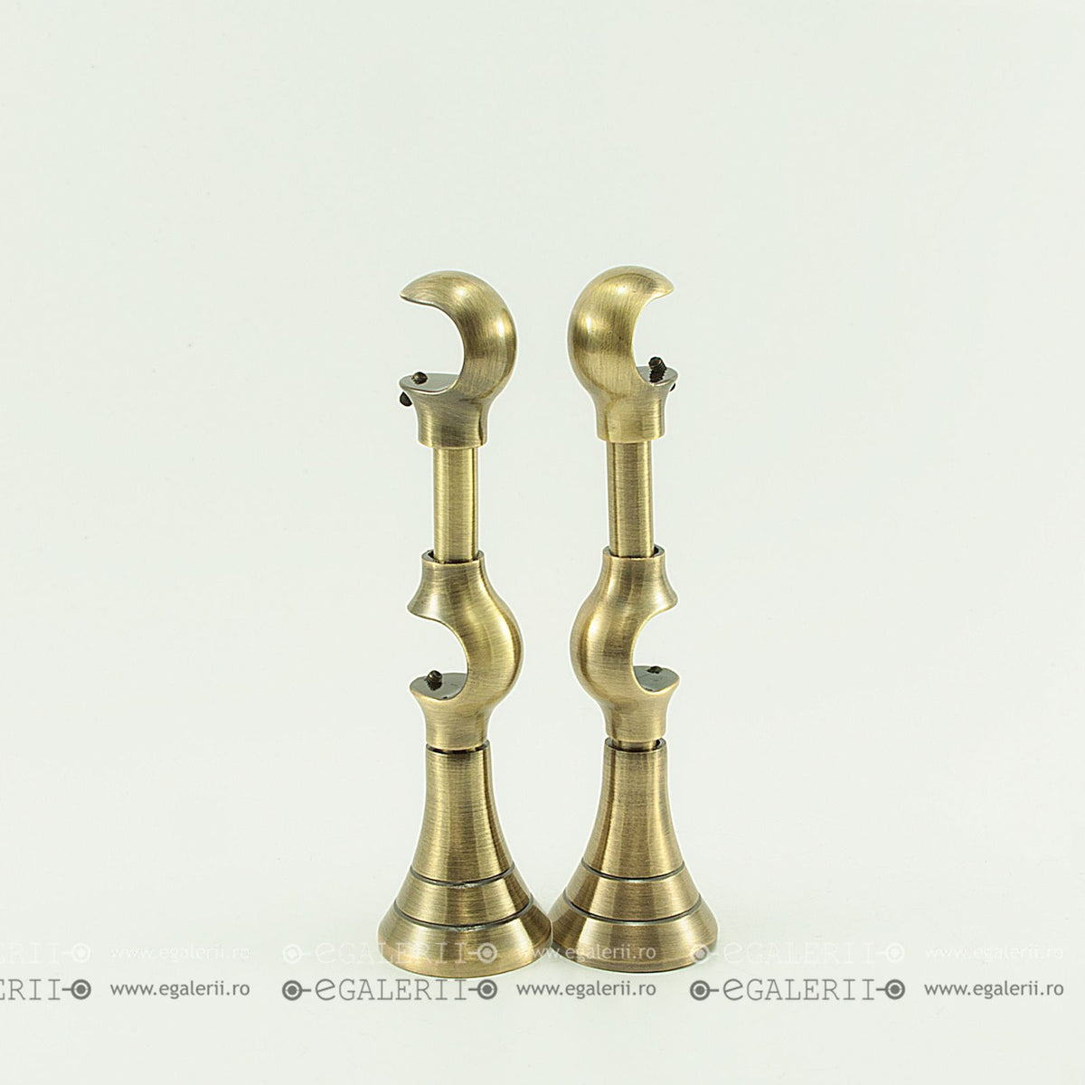 Consola Dubla Reglabila 19 mm Brass antique x 2 buc