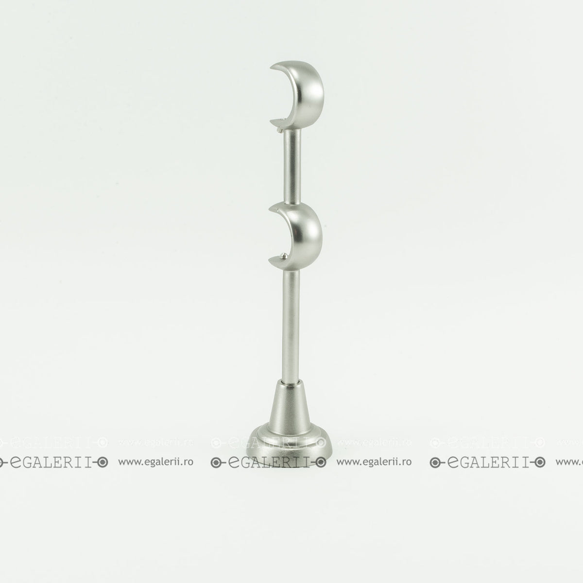Consola Dubla Reglabila 25/25, 25 mm Satin nickel x 1 buc