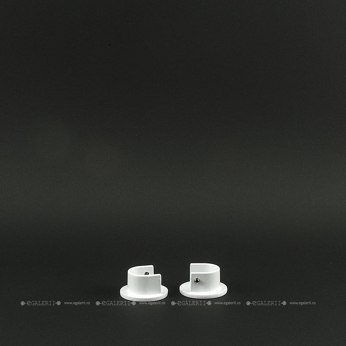 Consola intre pereti 19 mm White Matt x 2 buc