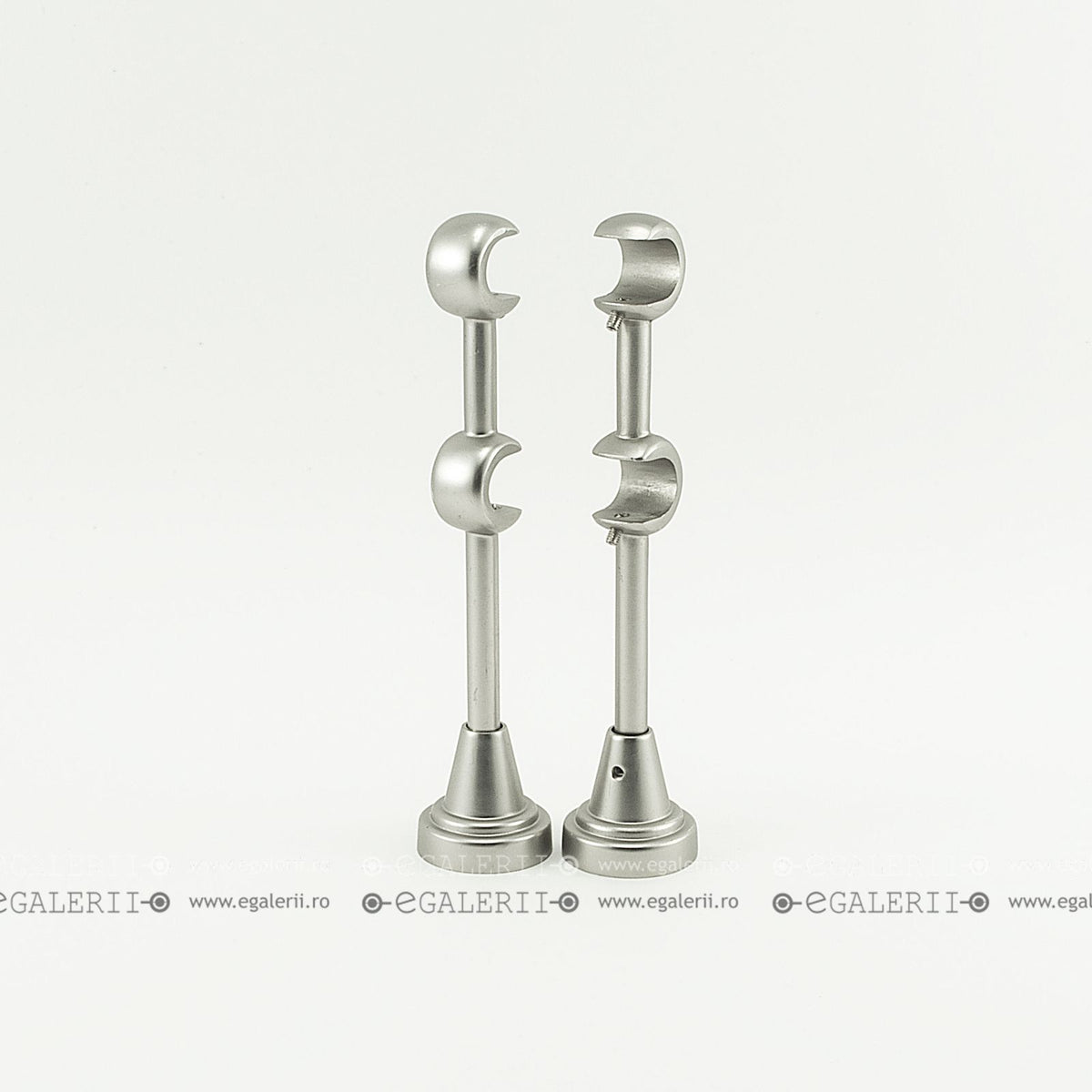 Consola Dubla Deschisa, bările vor fi de 16mm, finisaj Satin nichel. Preț/ 2 buc.