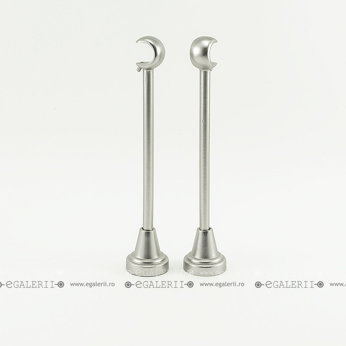 Consola Reglabilă Deschisă, 16mm, Satin Nickel. Pret/ 2 buc