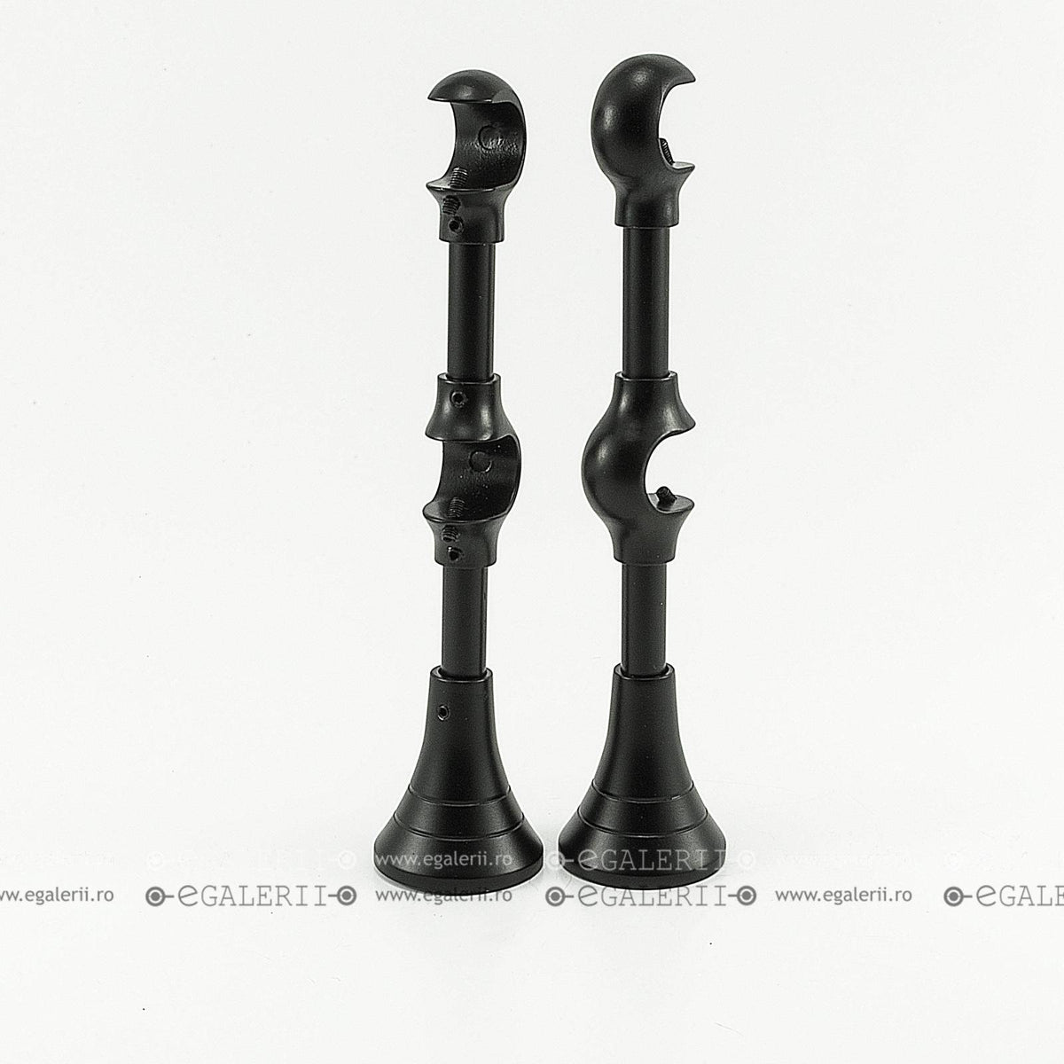 Consola Dubla Reglabila 19 mm Black x 2 buc