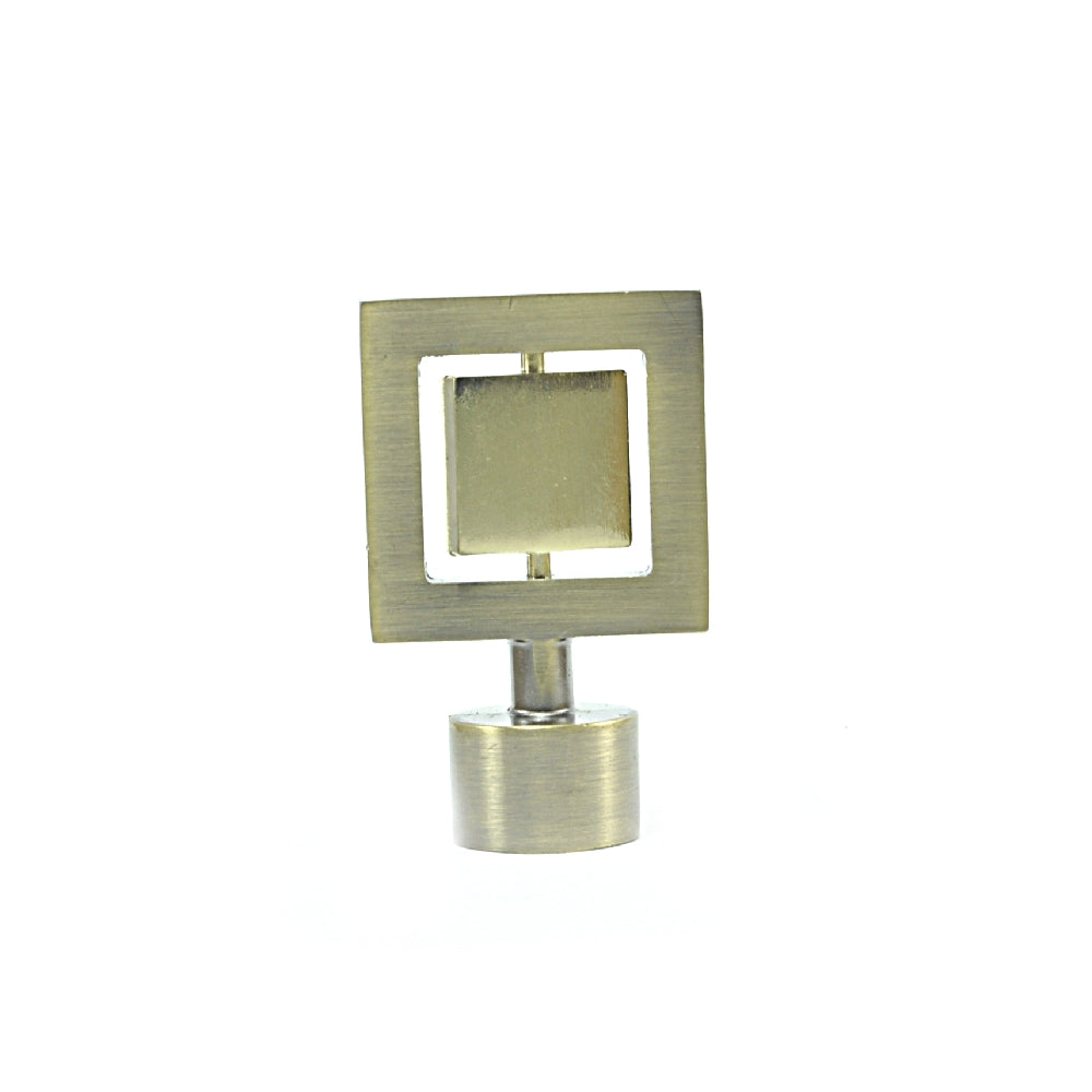 Galerie metalica Saturn , cu inele, dubla, basic, 16mm x 2.0m, satin nichel.