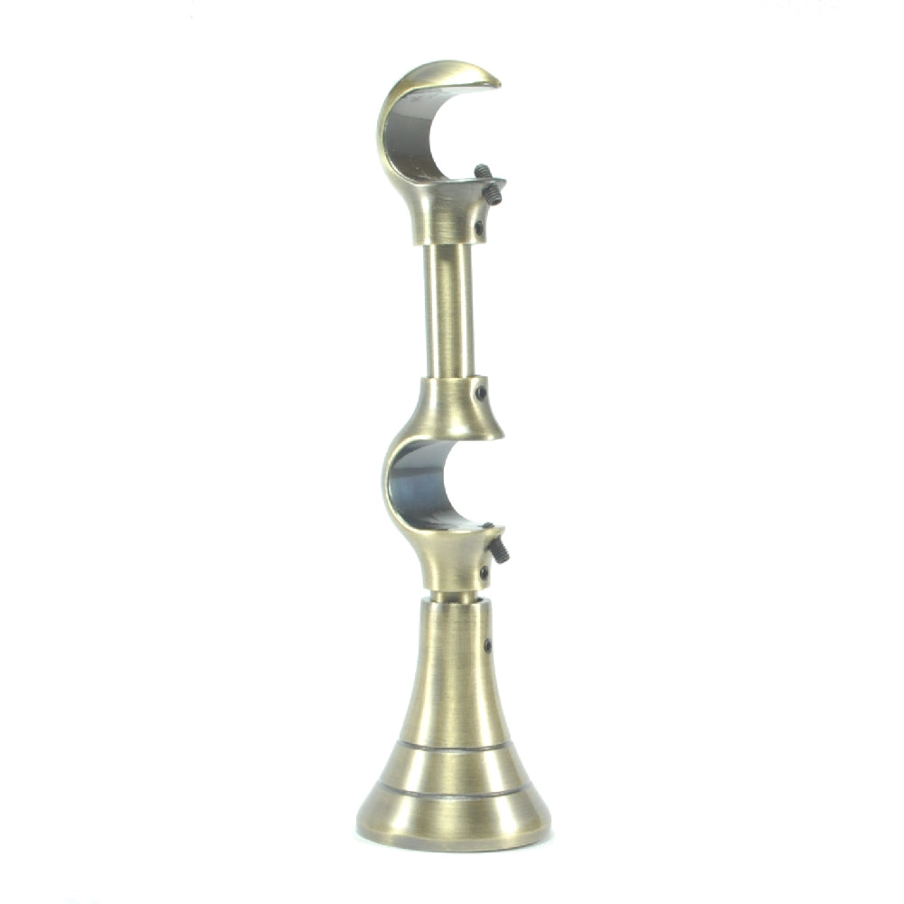 Galerie metalica Zeus dubla 19mm x 3.0m, antique brass (auriu antic)