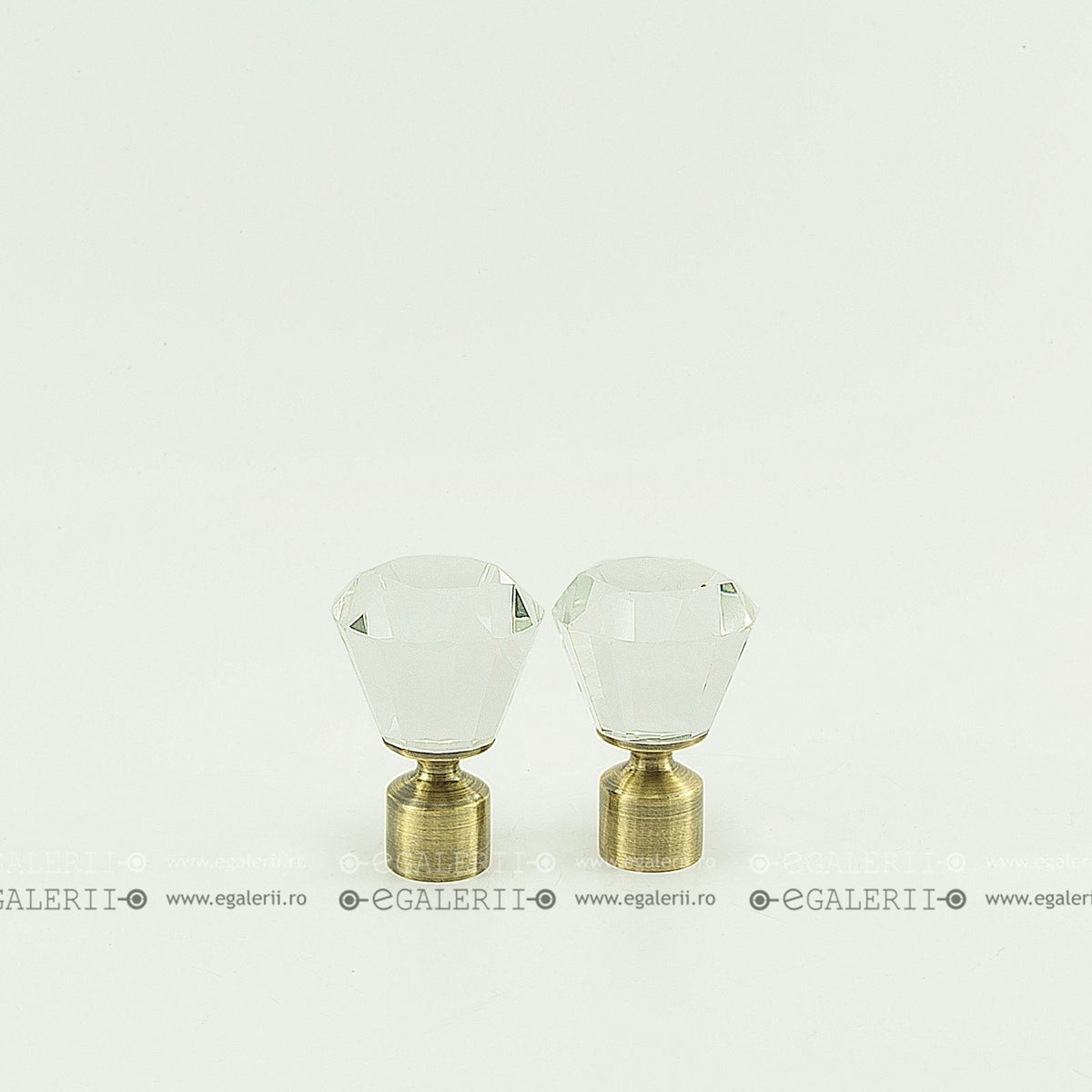 Ornament Conic Cristal 19mm Antique brass x 2 buc