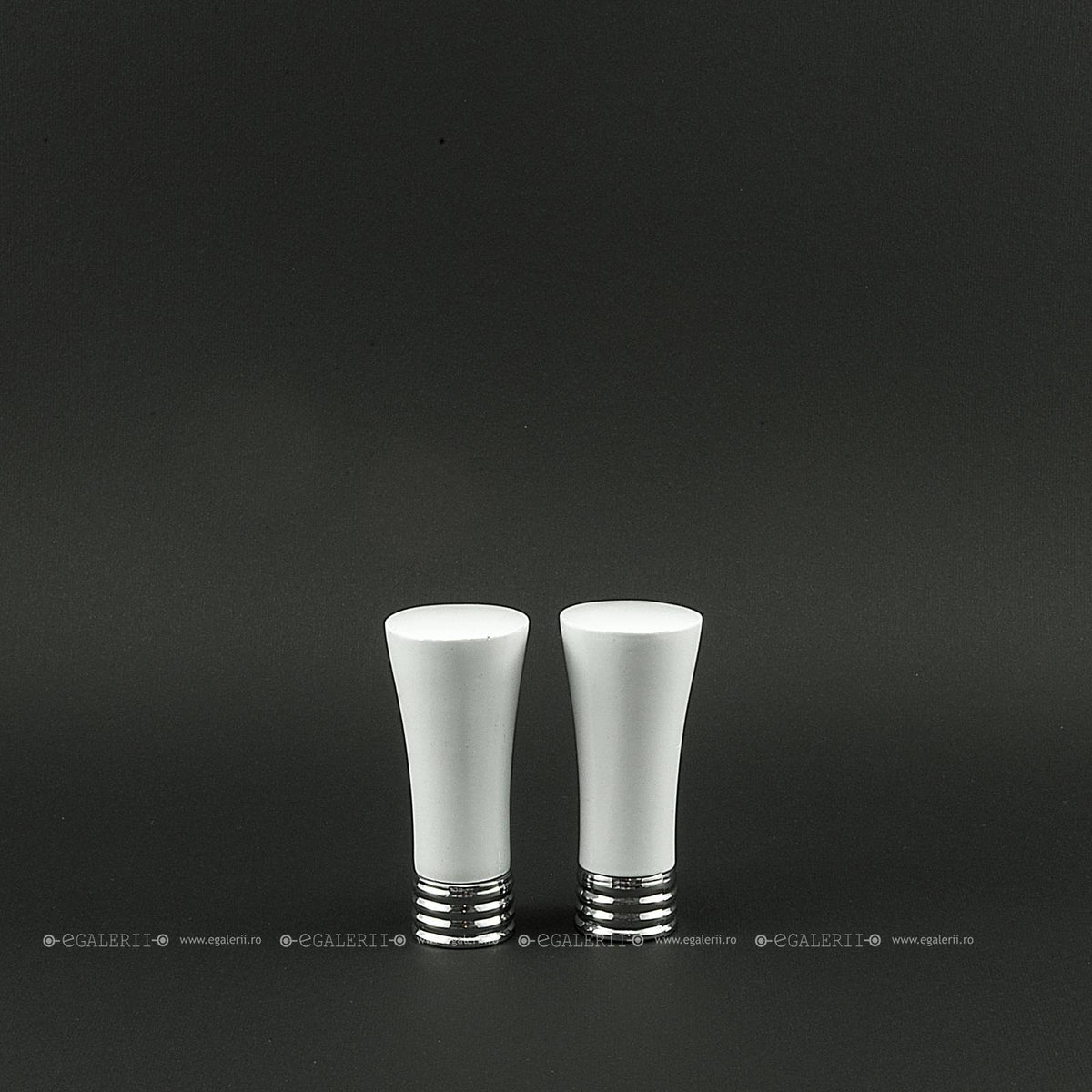 Ornament Conic Decor 19mm White Matt x 2 buc