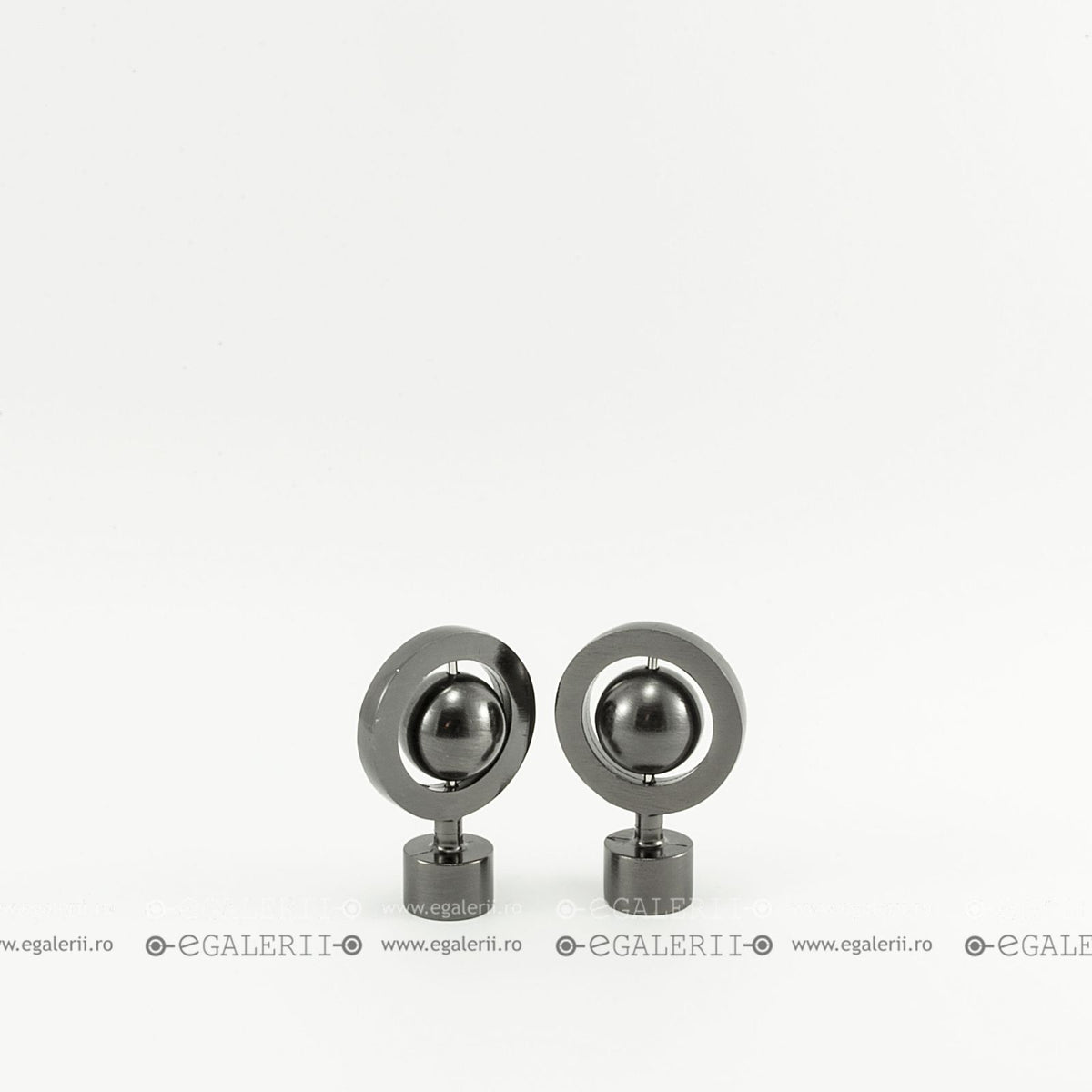 Ornament Jupiter 19mm Black Nickel x 2 buc
