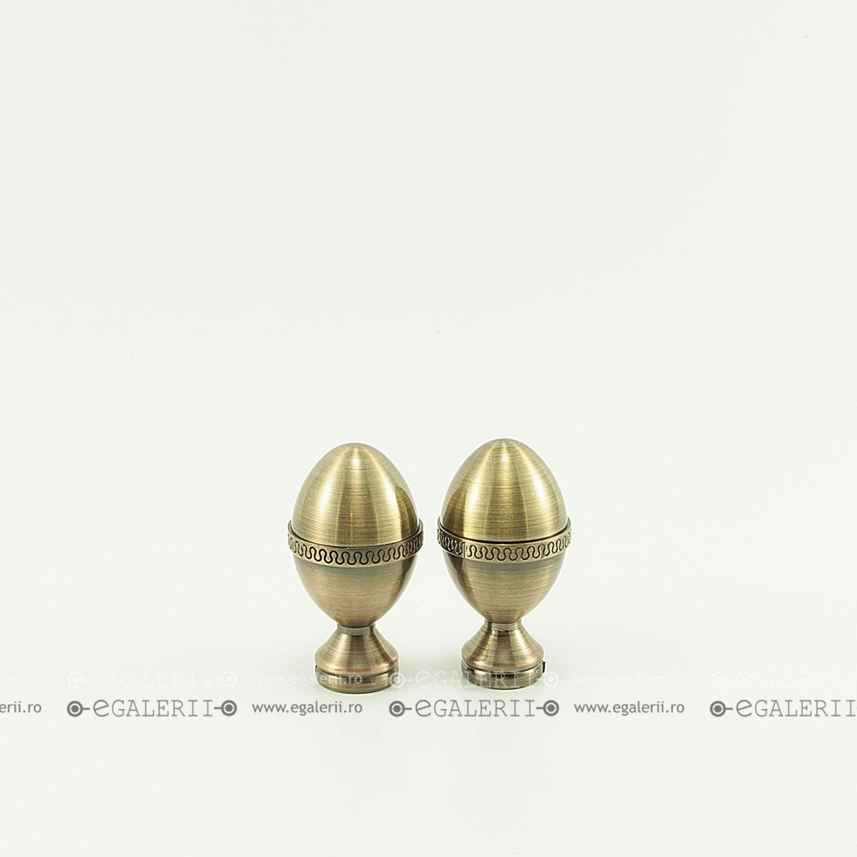 Ornament Cezar, 19mm Antique brass x 2 buc